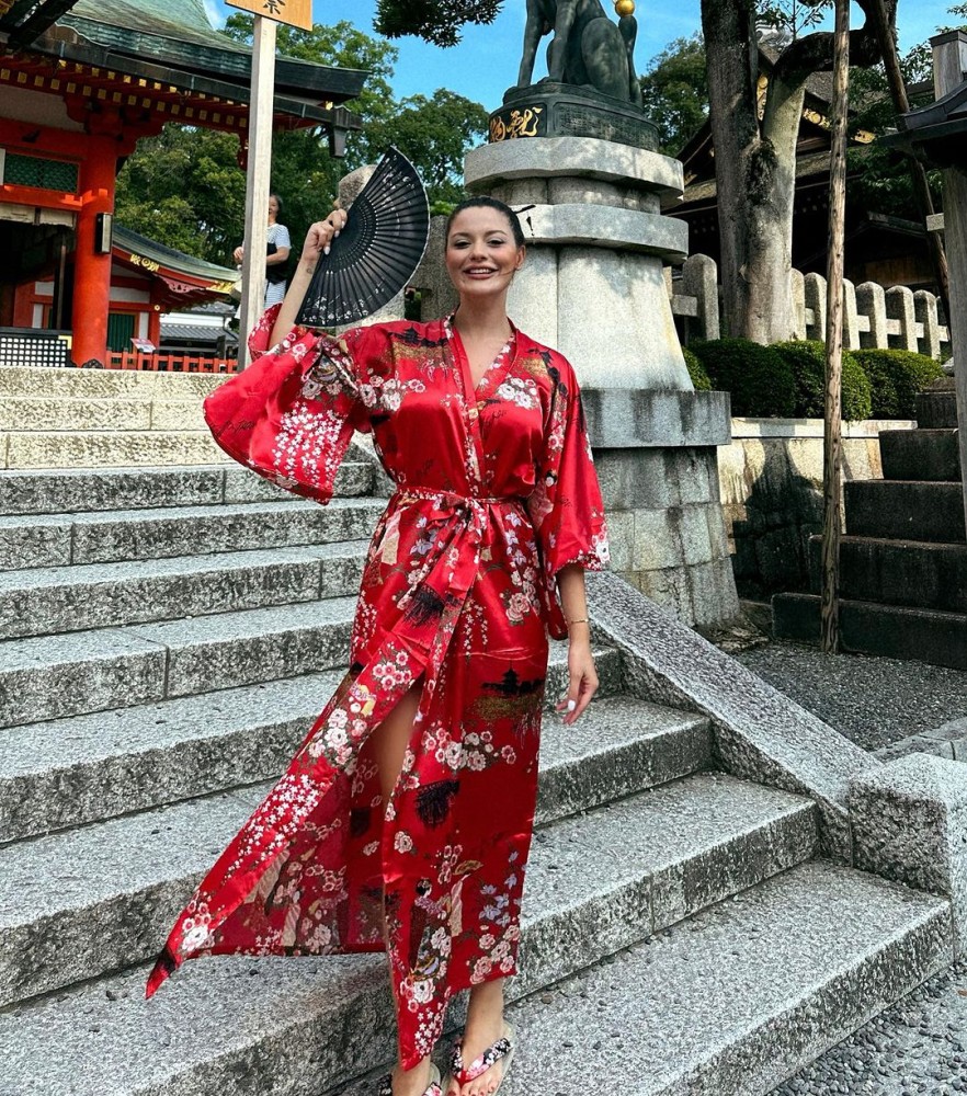 melis ozten in kimonolu japonya paylasimi begeni topladi bir ruya gercek oldu